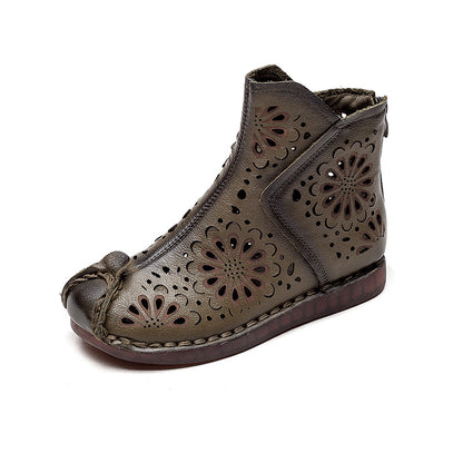 Ethnic Style Hollow-out Sandals Boots