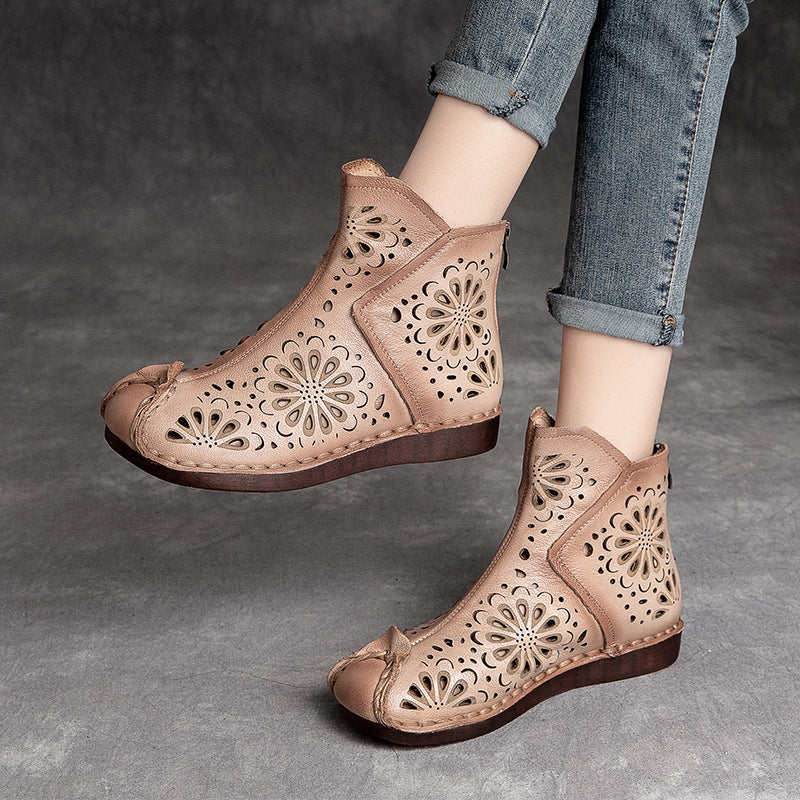 Ethnic Style Hollow-out Sandals Boots