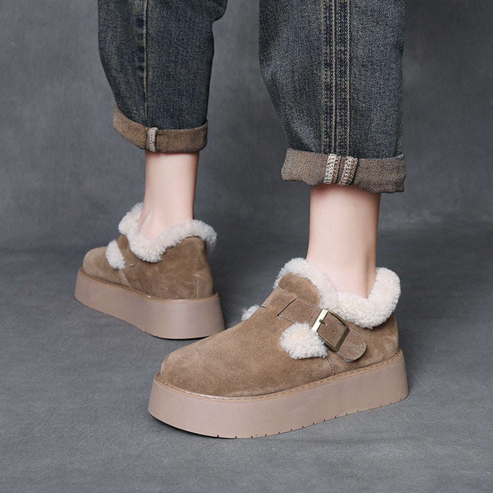 Winter Plush Snow Boken Shoes – Retrosia