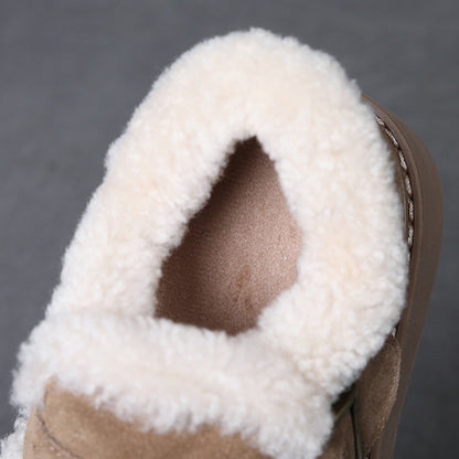 Winter Plush Snow Boken Shoes