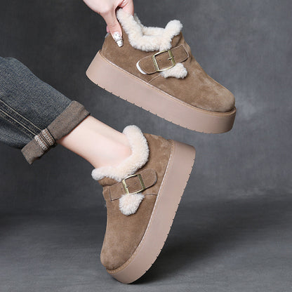 Winter Plush Snow Boken Shoes