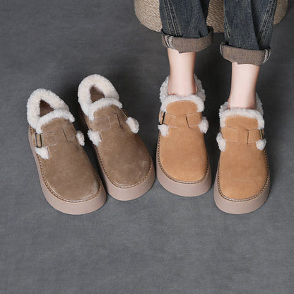 Winter Plush Snow Boken Shoes