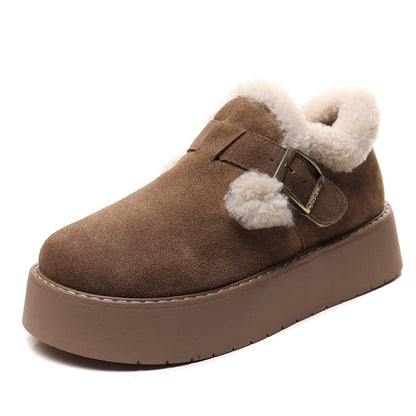 Winter Plush Snow Boken Shoes