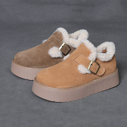 Winter Plush Snow Boken Shoes