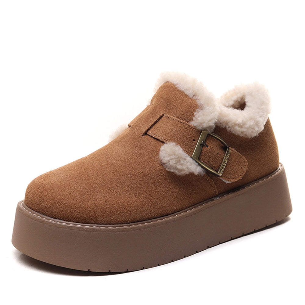 Winter Plush Snow Boken Shoes