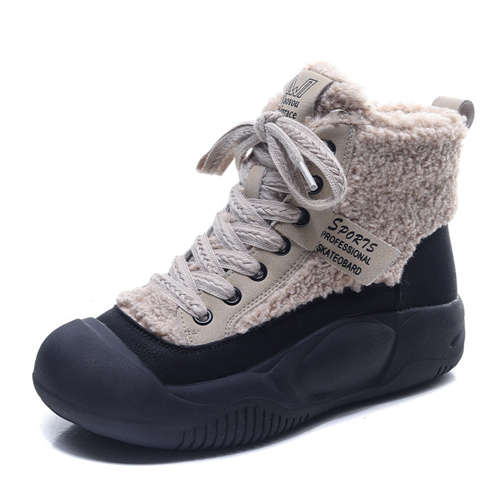 Winter Versatile Cotton Casual Snow Shoes Short Boots