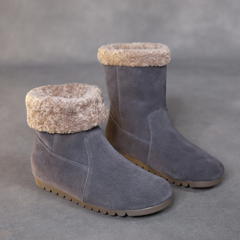 Women Anti-slip Thick Plush Winter Boots