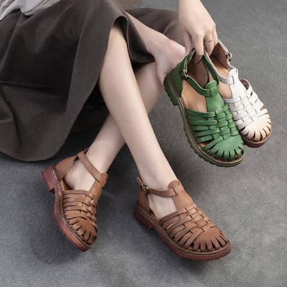 Women Summer Hand-woven Roman Style Sandals