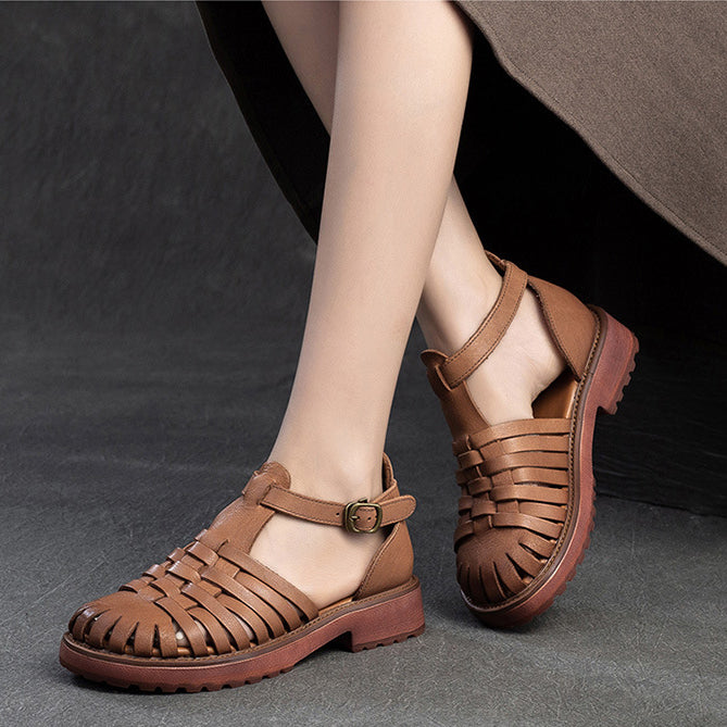 Women Summer Hand-woven Roman Style Sandals