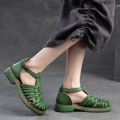 Women Summer Hand-woven Roman Style Sandals