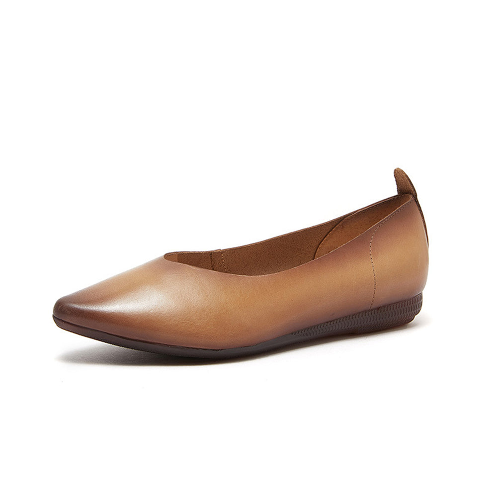 Comfort Soft Almond Toe Flat Shoes